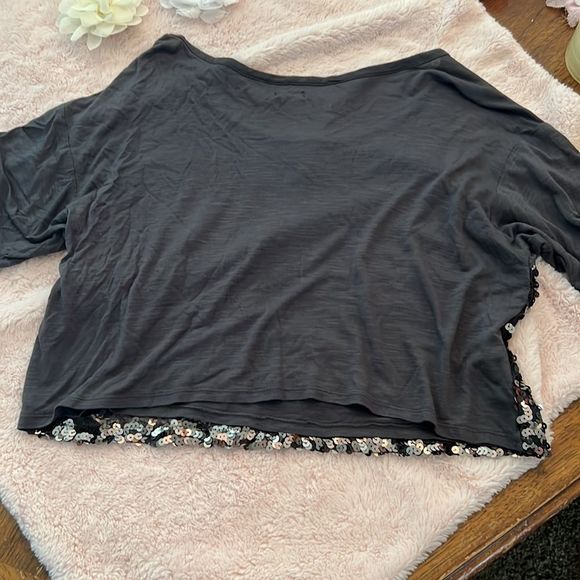 Hollister crop top shimmery blouse, size medium brand new🇺🇸 - Picture 4 of 6